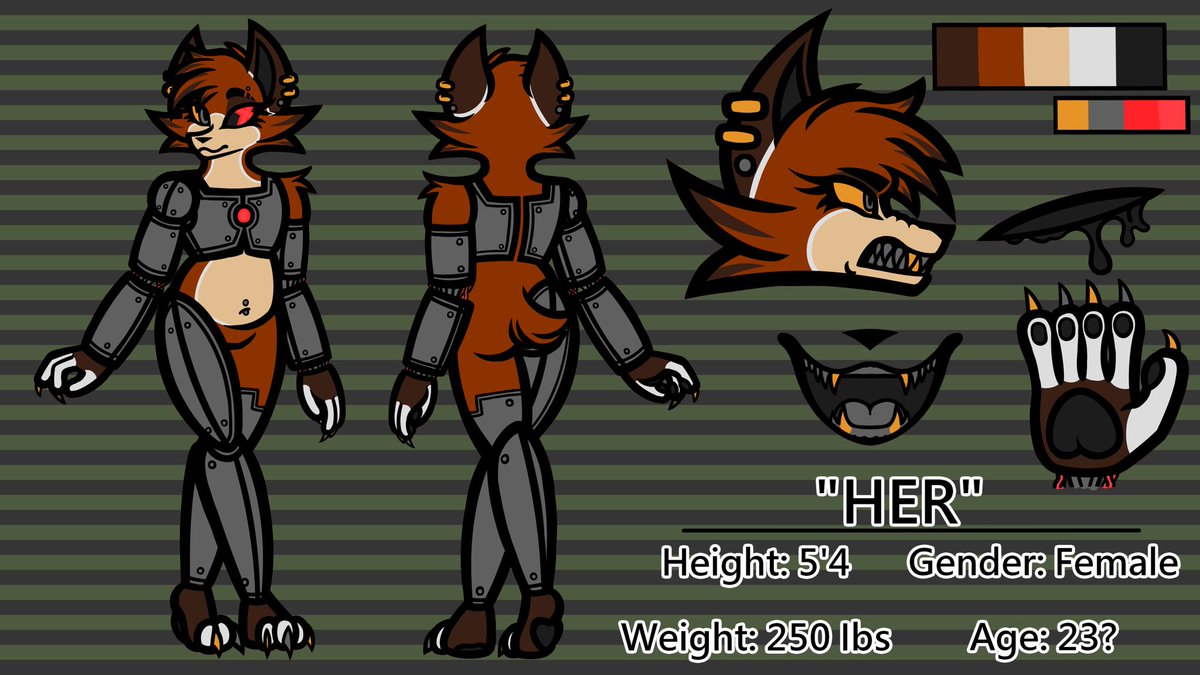 Main sona ref sheet!! #furry #art #ArtistOnTwitter