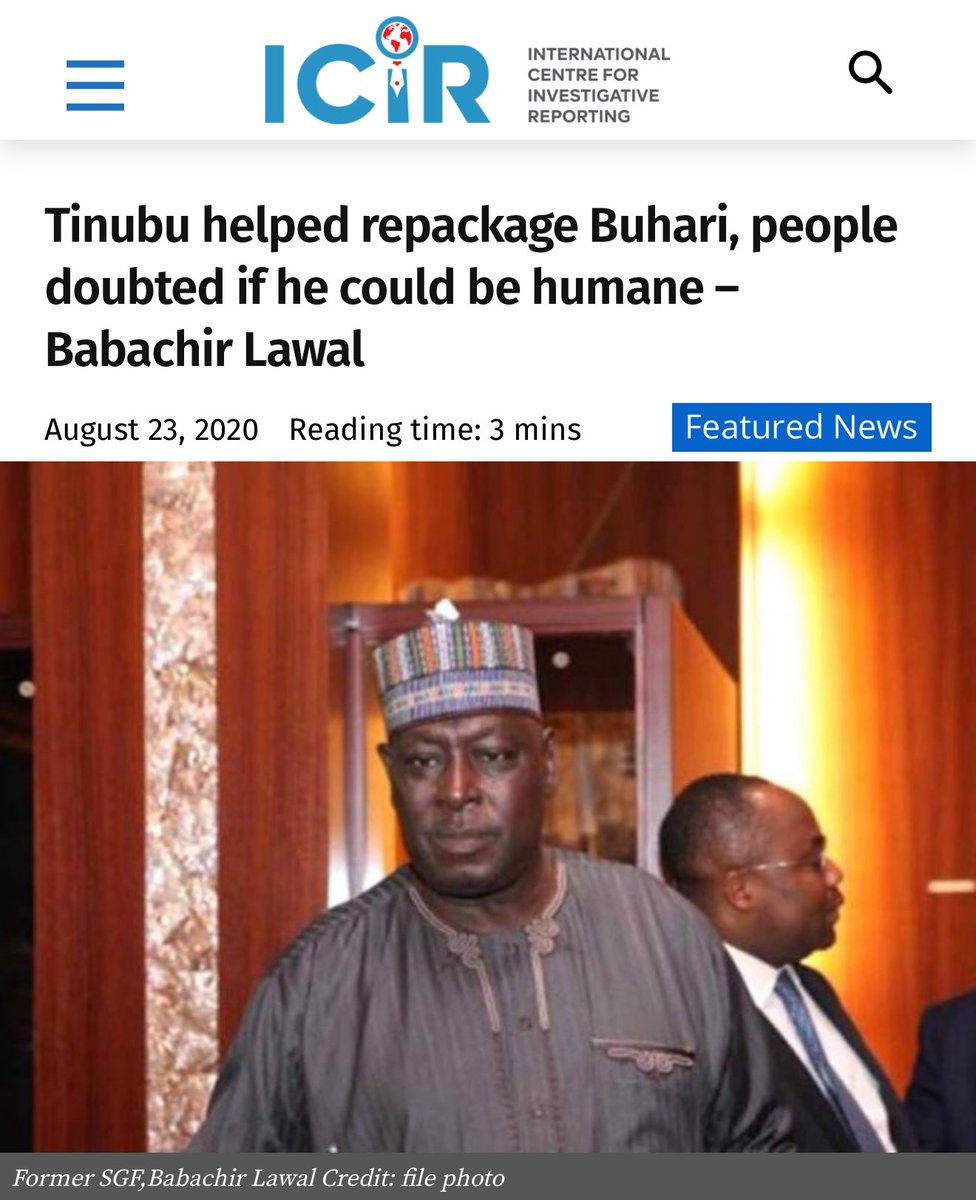 “At the time, Nigerians saw Buhari as just a wood. He had no emotions. People weren’t seeing him as a loving husband and father, and doubted if he could be humane.

“It was Tinubu who brought in consultants from the US – the firm behind the successful execution of President