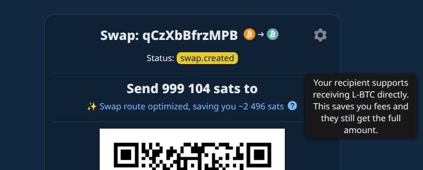 Boltzhq's tweet image. We just released Boltz Web App v1.7.9 ✨
Highlights:
* Use magic routing hint shortcuts to save on swap fees
* Various fixes regarding input and denominations
* Switch docs from gitbook to vitepress
For the full rundown check the release notes: github.com/BoltzExchange/…