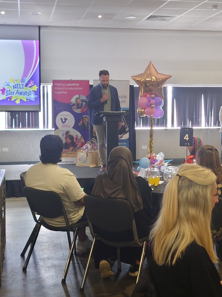 North Tyneside Learning Trust (@ntlearningtrust) on Twitter photo For 12 years the #ntltstarawards has been sponsored by <a href="/VisionForEd/">Vision for Education</a>.
Gareth Gaston is on stage explaining why it's important to celebrate children and young people For 12 years the #ntltstarawards has been sponsored by <a href="/VisionForEd/">Vision for Education</a>.
Gareth Gaston is on stage explaining why it's important to celebrate children and young people