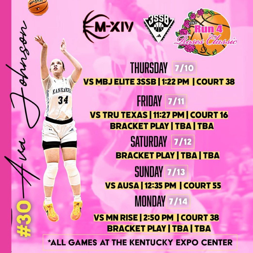 Good luck this weekend! <a href="/AvaWavy30/">Ava Johnson</a> <a href="/K3KaysAthletics/">Kankakee Kays Athletics</a>