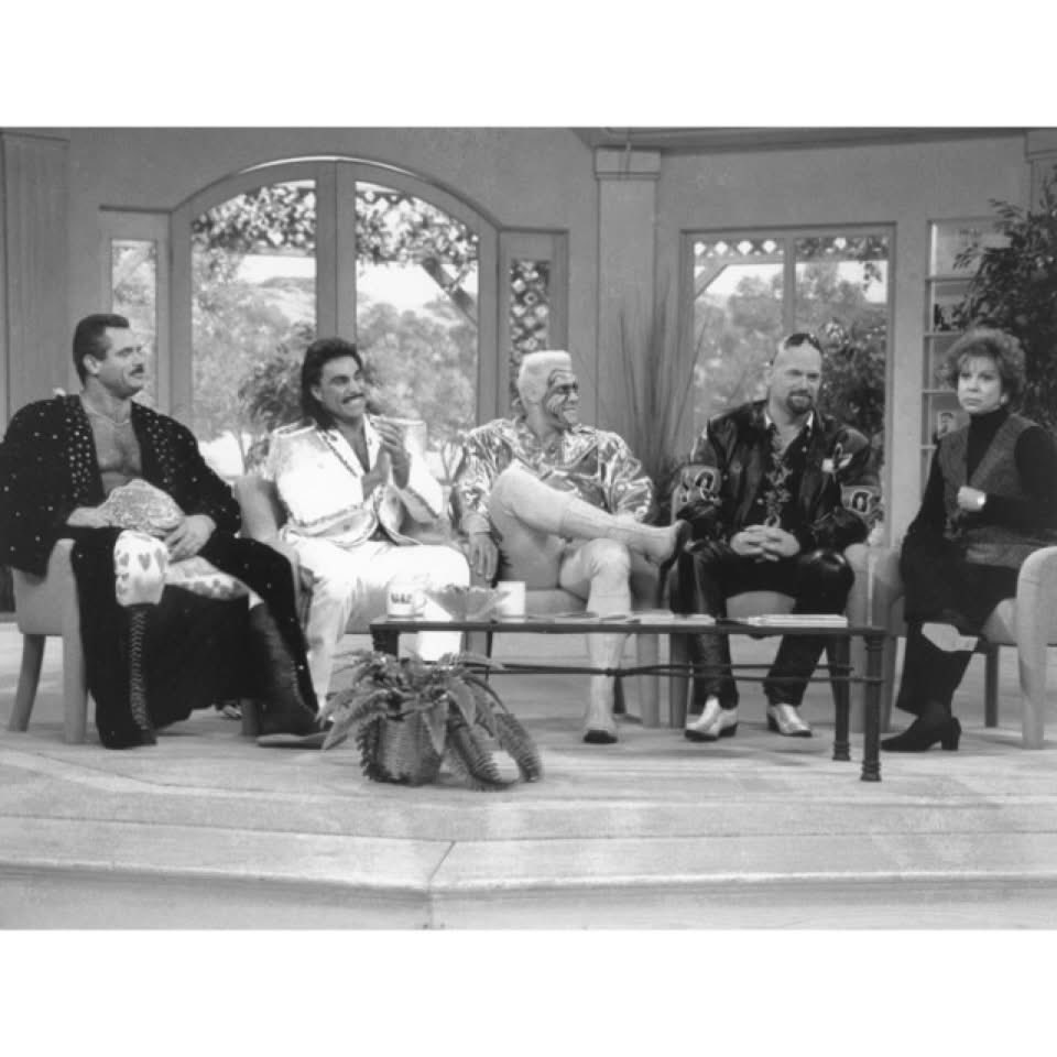 MarcMero's tweet image. #TBT 1993 I was a guest on the Vicki Lawrence Show along with Rick Rude, Sting and Jesse Ventura. Great time! #tbthursday