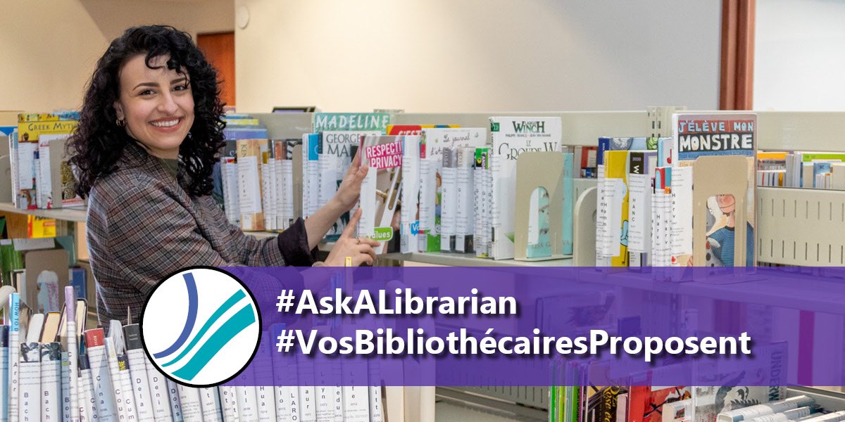 📖Need a personalized reading recommendation? 💡Join us for #AskALibrarian LIVE until 1 pm today! #Ottawa 📖Avez-vous besoin de recommandations de livres personnalisées? 💡 Rejoignez-nous jusqu'à 13 h pour savoir ce que #VosBibliothécairesProposent ! #ONfr #frCan