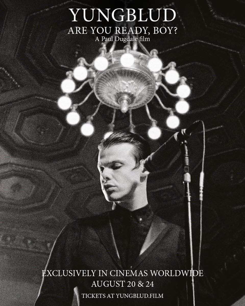 yungblud's tweet image. I am so excited to announce the first full length movie about Yungblud. A documentary recorded at Hansa Studios in Berlin by the legend Paul Dugdale.
In cinemas WORLDWIDE August 20 & 24.
Tickets on sale July 17.
Sign up for more info at yungblud.film
“I wanted to…