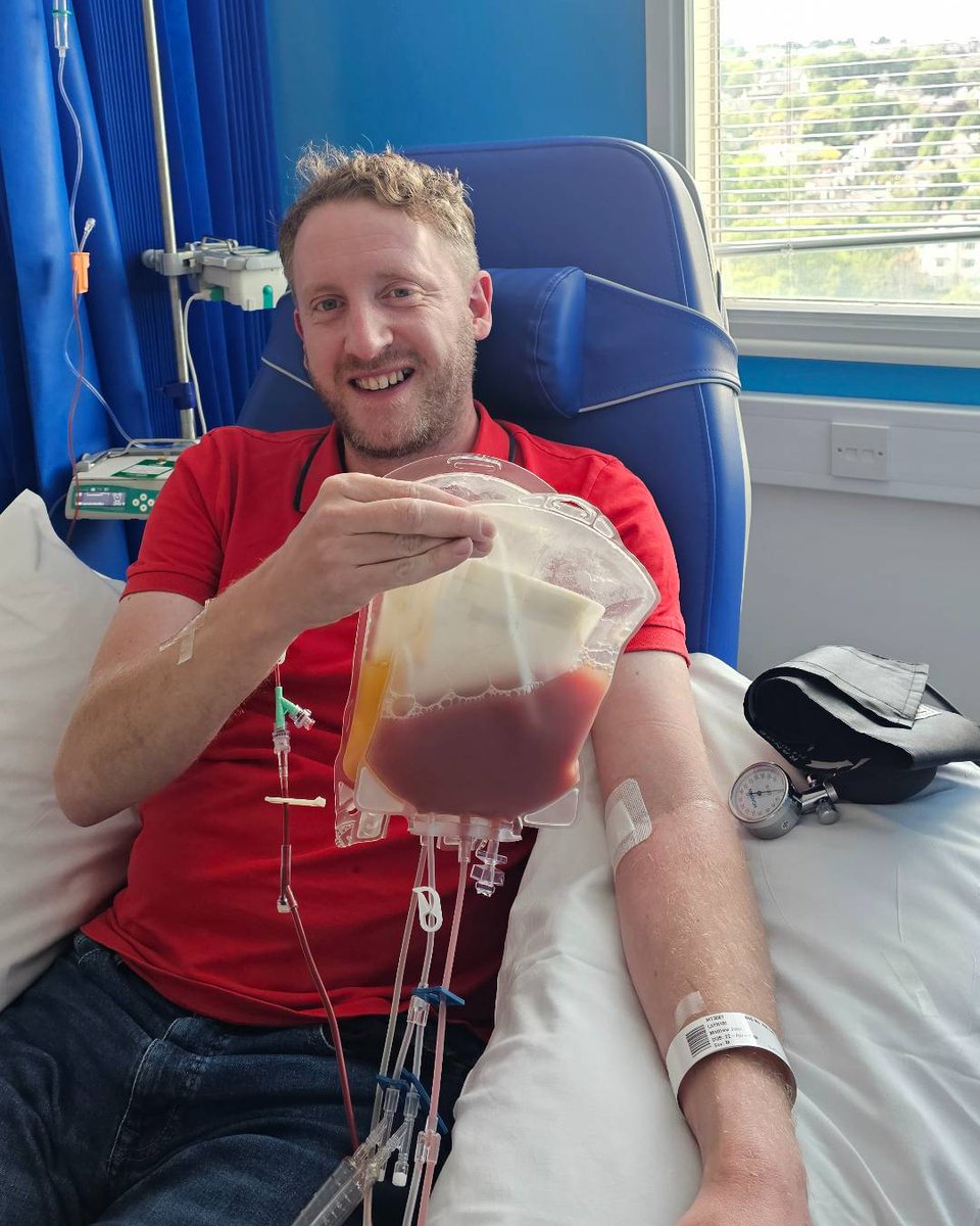 DKMS_uk's tweet image. βThe donation experience was great, I was surprised how easy it was!"
Well done to Matt from #Cheshire who recently donated his stem cells via DKMS. π
If you're aged 17-55 you can be a hero like Matt. Register as a stem cell donor: dkms.org.uk/register