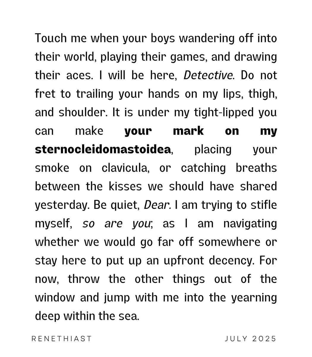 renethiast's tweet photo. #ADLOCK drabble(?)
—Kiss Me on Sternocleidomastoidea https://t.co/9dQXiVYeV0