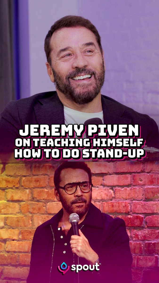 Spout_Podcast's tweet image. . @jeremypiven talks about what itβs taken to pursue a career in stand-up comedy and the work he puts into selling out shows π€π»
Full episode OUT NOW on the Spout Podcast. Link in the replies! β¬οΈ
#jeremypiven #spoutpodcast