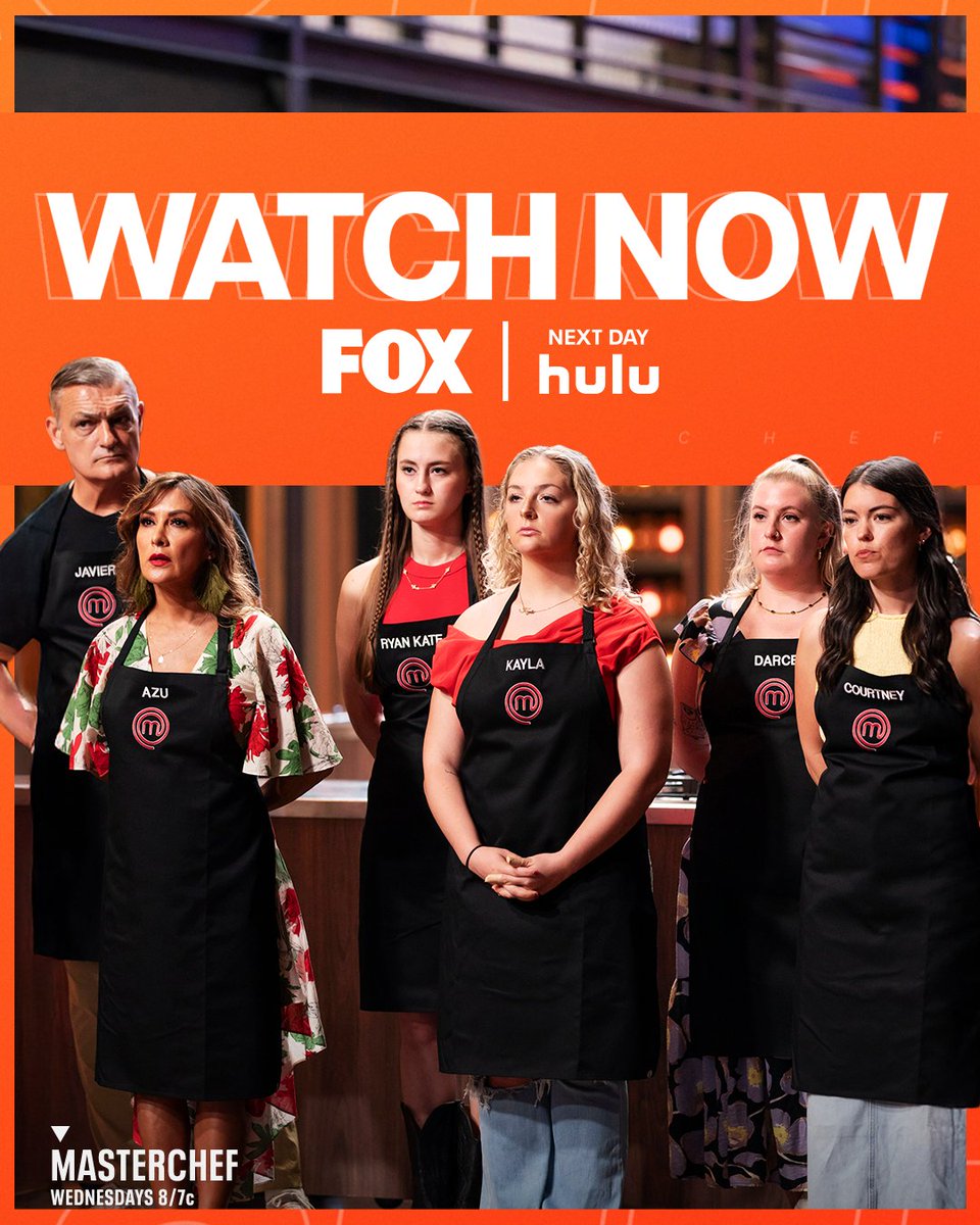 FoodClubFOX's tweet image. Whew, that was a tough one. 😅
Stream the latest #MasterChef on @Hulu!