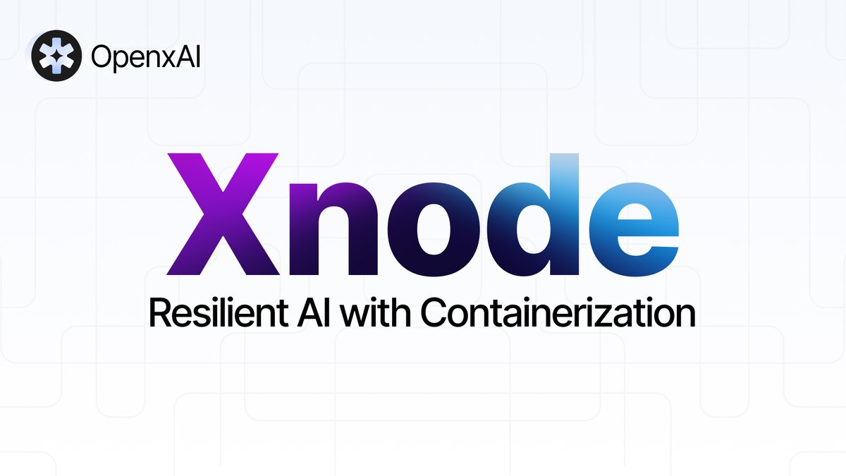 OpenxAINetwork's tweet image. Xnode’s containerized environments bring bulletproof consistency to your AI deployments. 

Each xnode runs in an isolated container, shielding against cascading failures and enabling lightning-fast service updates. 

Build reliable, scalable AI apps with OpenxAI’s rock-solid…