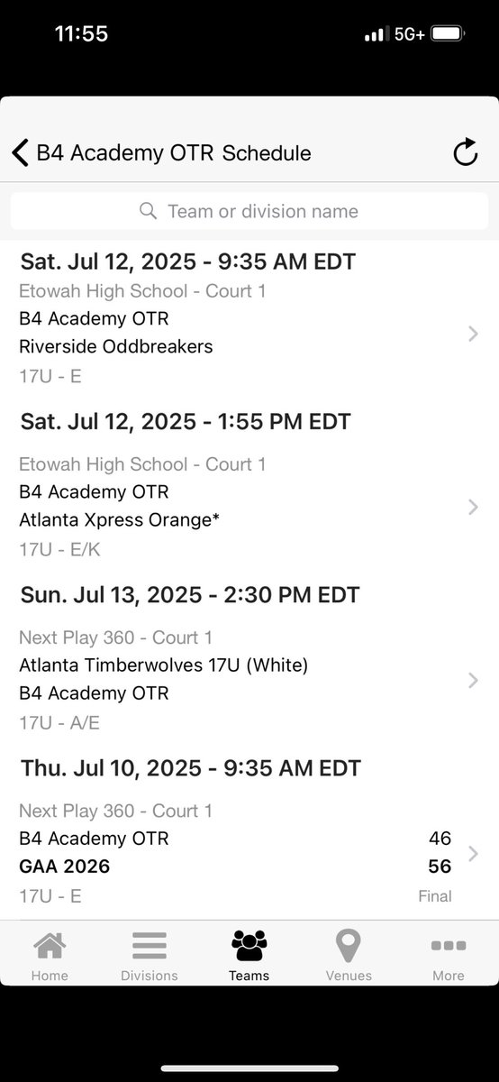 Carterturnbow's tweet image. I will be playing with @B4academy_ for the rest of the weekend here is my schedule @HTSAACADEMY @Bendrake_4