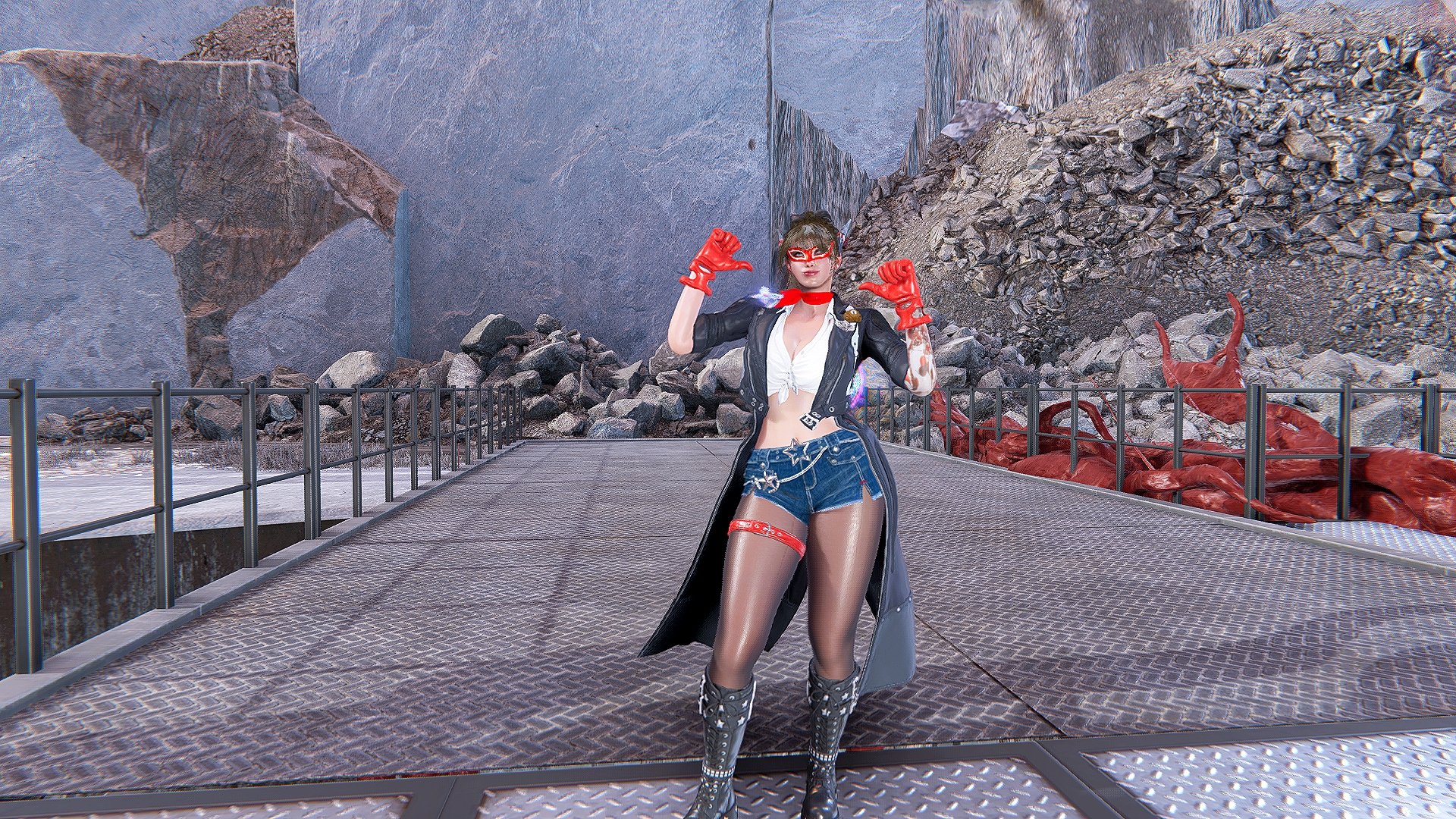 2 pic. La skin está muy bonita!! 😏☀️🥵 #oncehuman #gaming #openworld https://t.co/7lGXiaTTHB