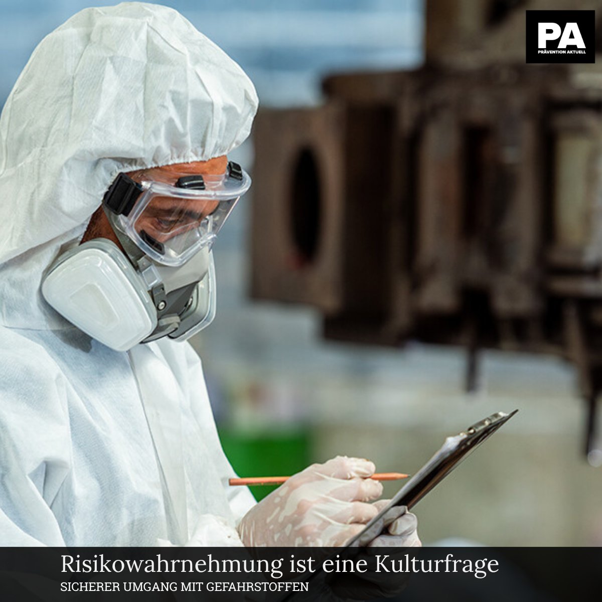 „Et hätt noch emmer joot jejange“ – nicht bei Gefahrstoffen!
Sicheres Verhalten ist kein Zufall, sondern Ergebnis gelebter Sicherheitskultur.
🔍 Was macht sie aus?
📩 Jetzt mehr erfahren &amp; Probeabo sichern: praevention-aktuell.de/magazin-abo/