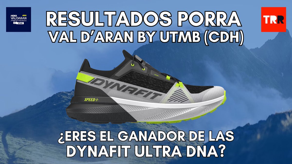 ¿Acertaste el ganador o la ganadora de la CDH?

Ya tenemos los resultados de la Porra  de la Val d'Aran by UTMB 2025.

Consulta en enlace si te has llevado las Dynafit Ultra DNA

👉 trailrunningreview.com/es/resultados-…

<a href="/aranbyutmb/">HOKA Val d'Aran by UTMB®</a> <a href="/DYNAFIT_SpeedUp/">DYNAFIT</a>