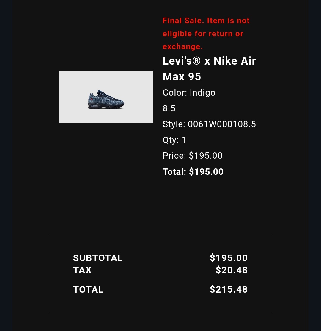 pstein234's tweet photo. @SOLELINKS Caught the restock!!! https://t.co/XMra9GlMpV