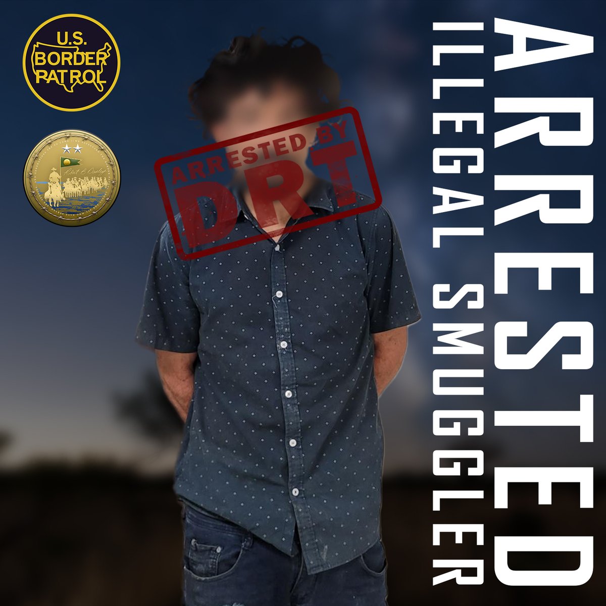Uvalde Station agents recently apprehended a group of 7 illegal aliens attempting to slip by Border Patrol. Even after attempting to scatter and evade detection, they were all found, arrested, and will be deported. The foot guide also faces prosecution for human smuggling.