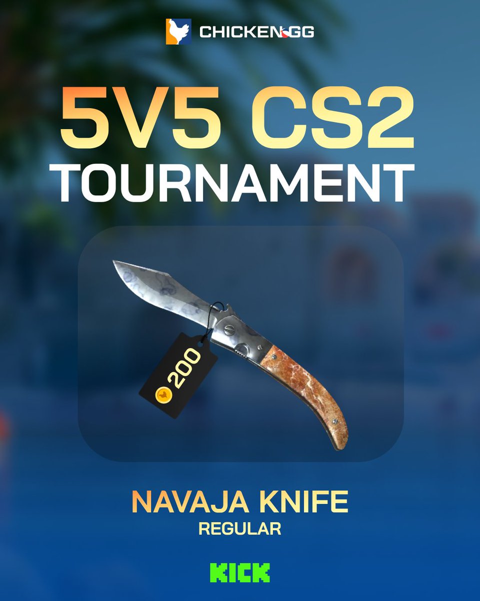 Hoy jugamos el torneo de <a href="/chickendotgg/">Chicken.GG</a> en directo!

Habra tips y sorteos durante el directo y si ganamos nos llevamos 5 cuchillitos frescos. En una horita empezamos gordos 🔥

twitch.tv/gallecsgo