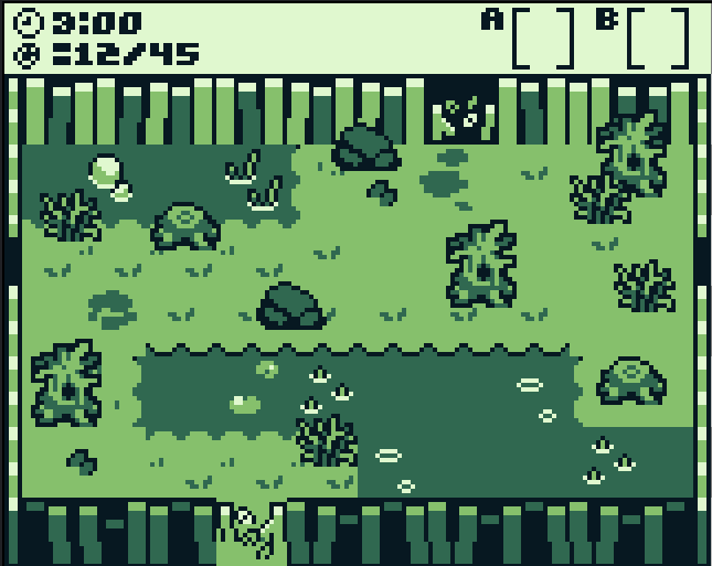 danvelasquezart's tweet image. A swamp area for a #gamejam #pixelart