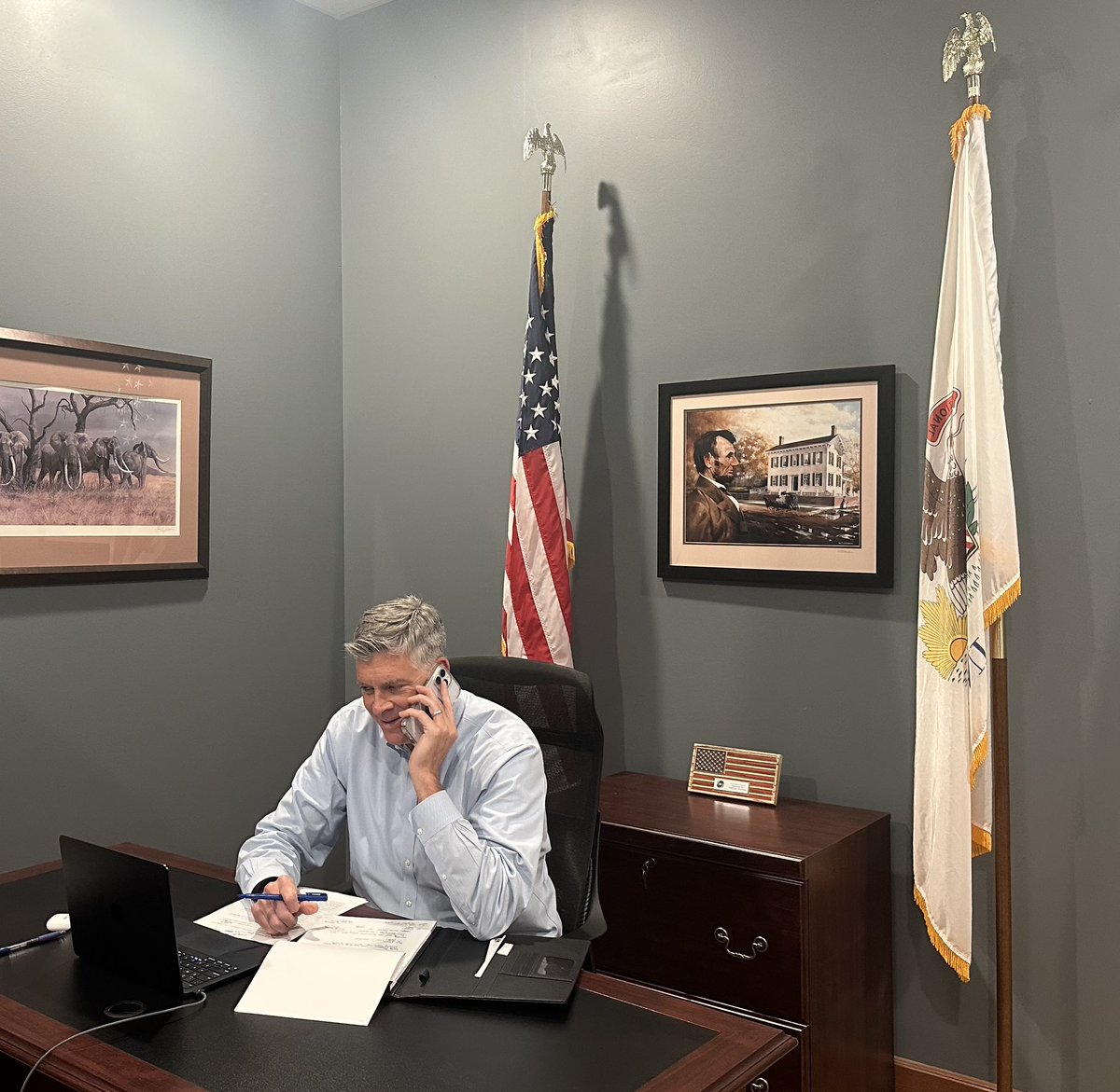 RepLaHood's tweet image. Last night, I held a telephone town hall to speak directly to constituents in #IL16.
I gave an update on what has been happening in Congress. I emphasized the importance of the One Big Beautiful Bill, Republicans’ efforts to strengthen Medicaid, support for veterans, and the…