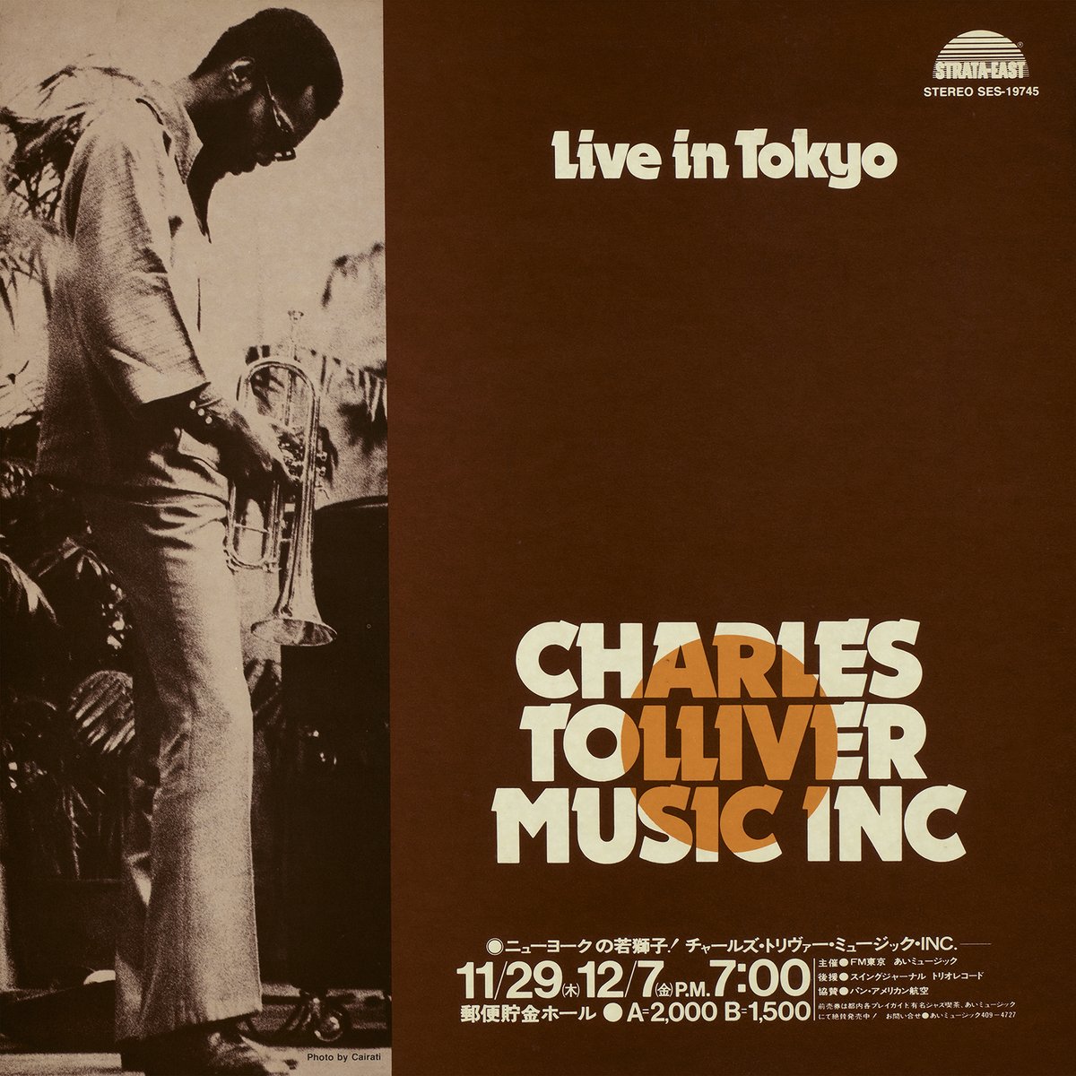 Recorded at Yubinchokin Hall in Tokyo, Live in Tokyo showcases Charles Tolliver's Music Inc at their creative peak, embarking on their debut tour of Japan. Now available digitally for the first time at lnk.to/Live-In-Tokyo