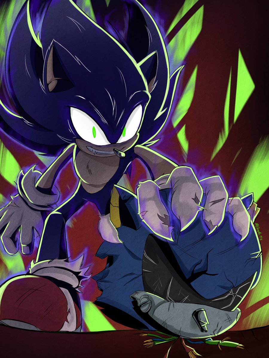 Perspective practice 
#SonicFanArt 
#SonicTheHedgehog 
#DarkSonic