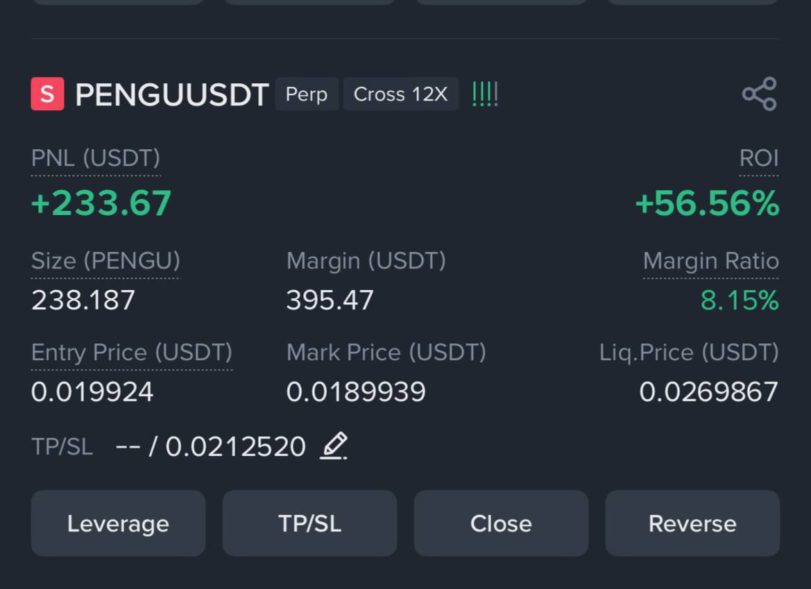 $PENGU called it — printed hard today in public‼️

Last call to ride the wave 

👉🏻 t.me/NastiaaVox

100 likes = prize for one of you 💸
Like + RT + drop TRC20