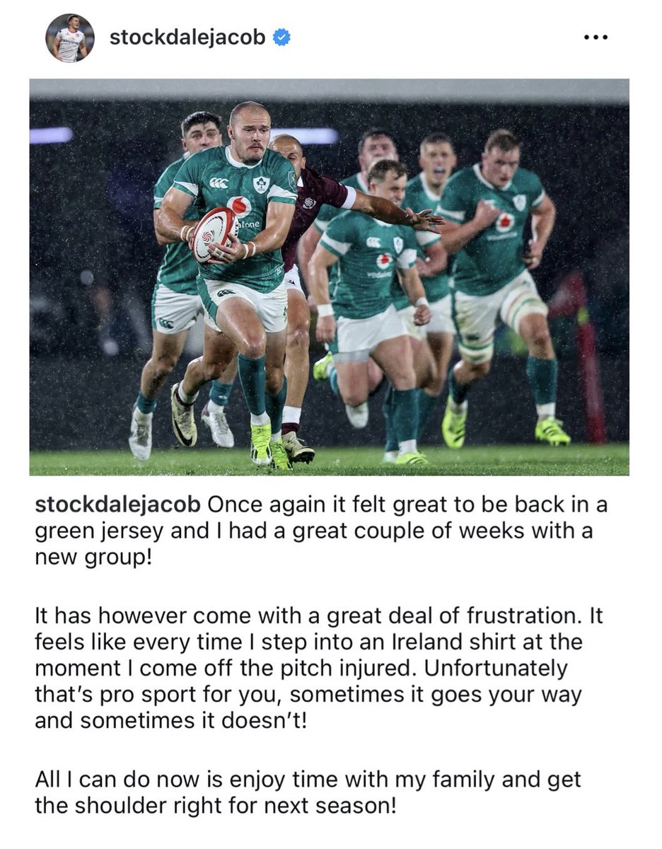 Good luck with the recovery 💪