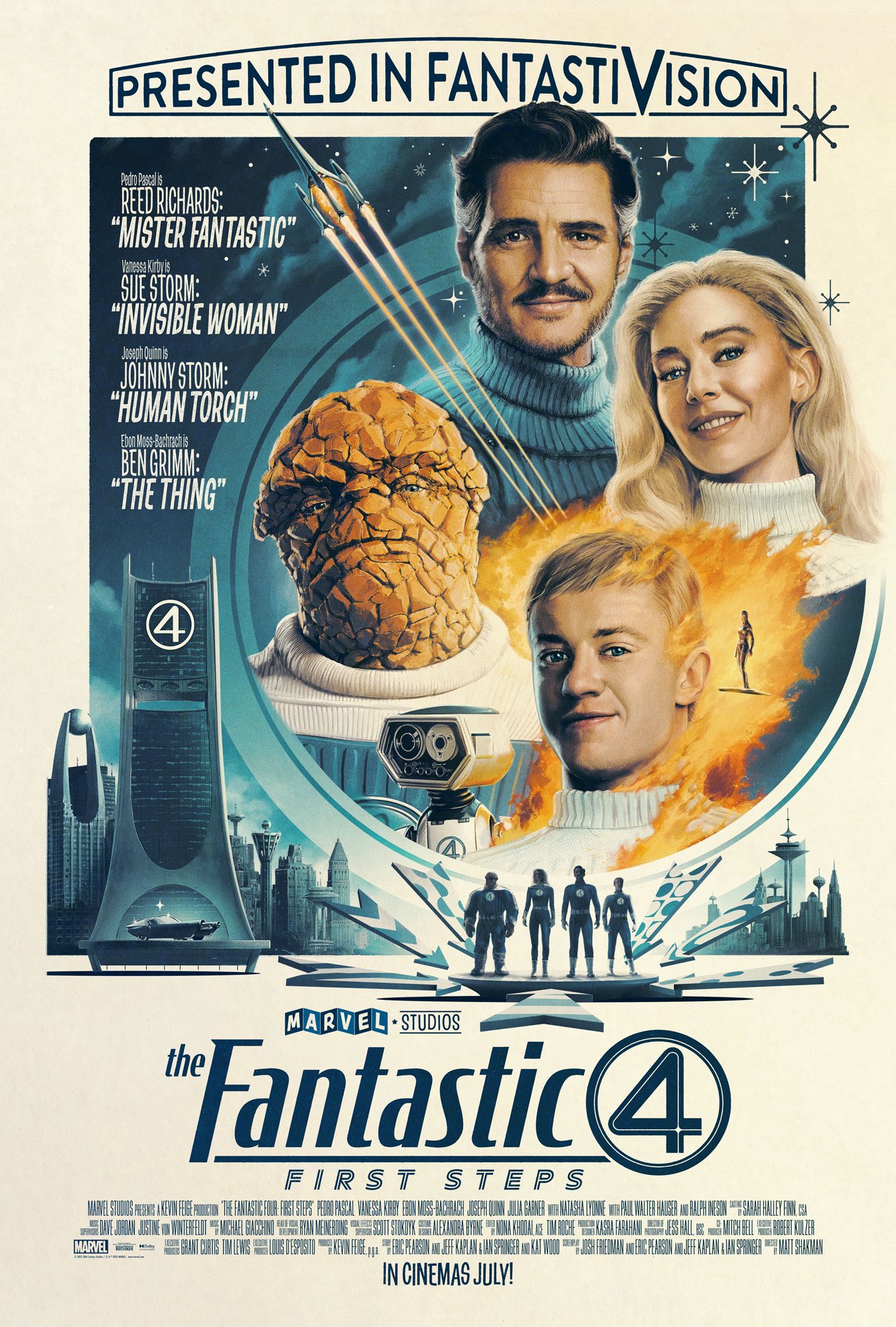 Fantastic Four First Steps CineWorld poster 