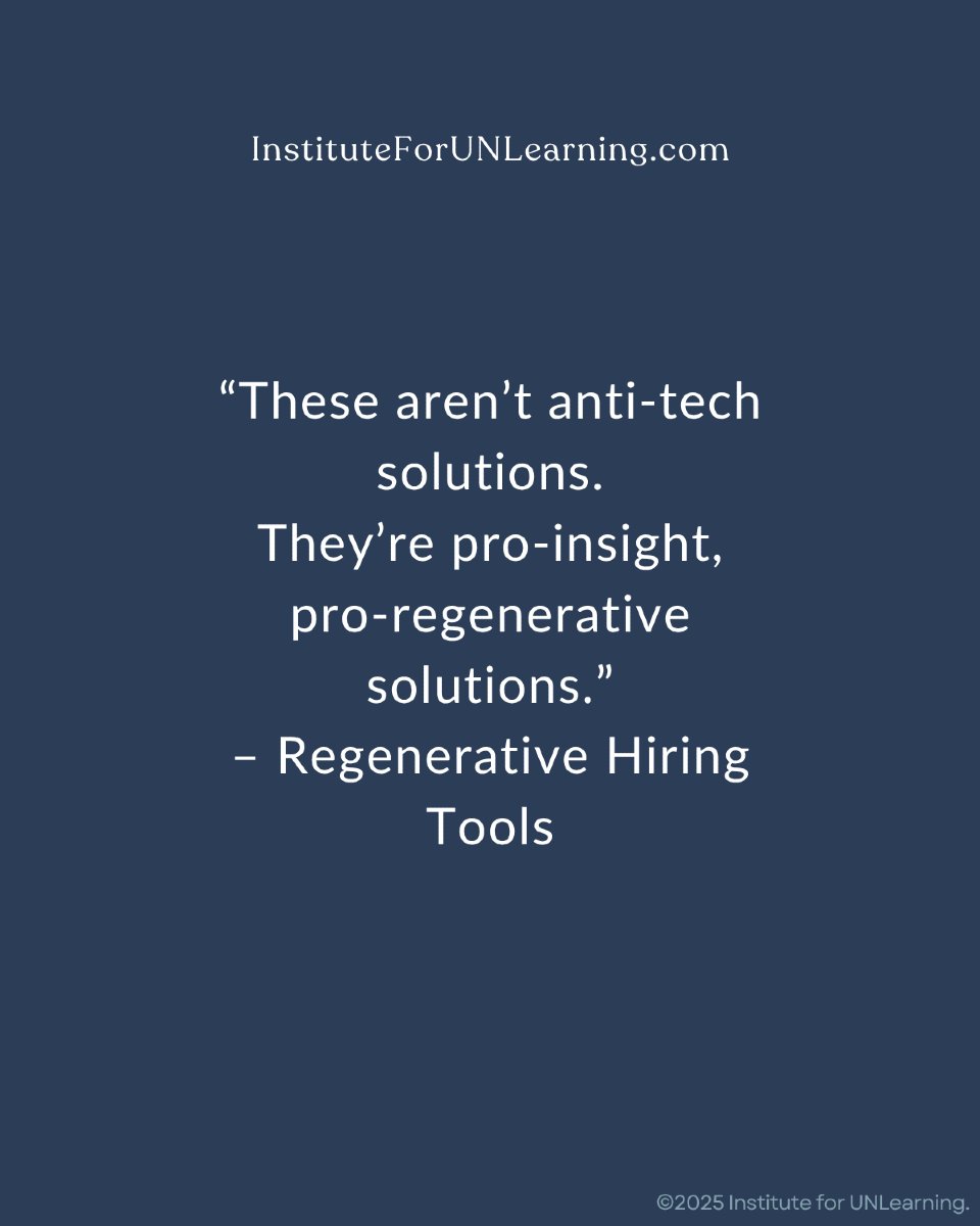 weareUNLearning's tweet photo. Ready for something better?
TTI Success Insights
Applied
Story-driven interview prompts
Culture-first flow audits
Let’s rebuild with tools that honor human worth.

Check out my latest newsletter: https://t.co/XiWvwWBUGC
#SundaySolutions #HiringRedesign #TechWithHeart https://t.co/Yfk7Ot3mvM