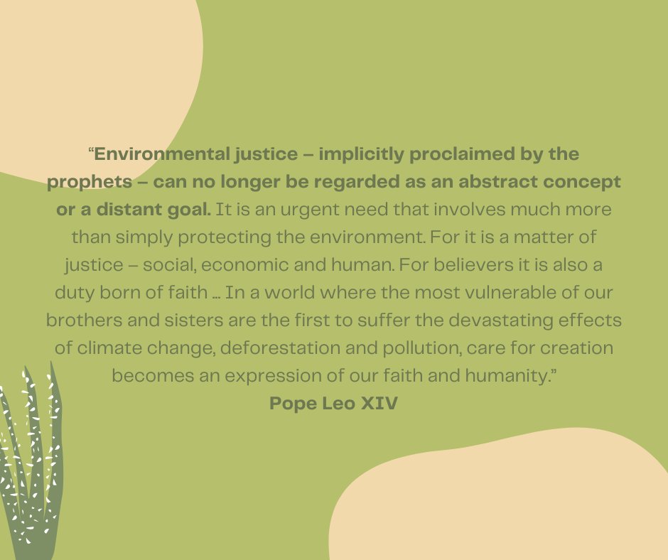 Finding hope in our moral leaders and modern prophets ... don't miss Pope Leo XIV's message for the 10th World Day of Prayer for the Care of Creation: press.vatican.va/content/salast….