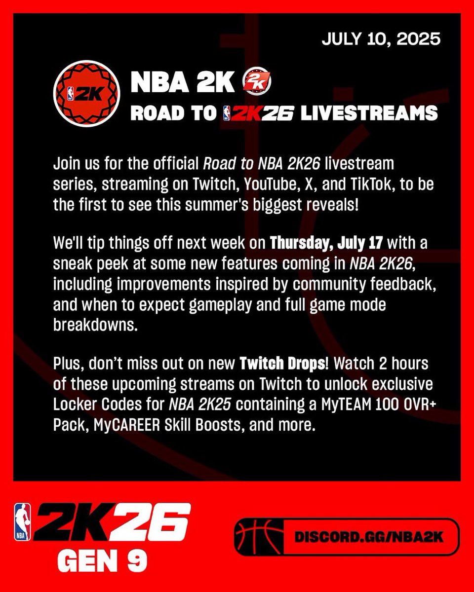 #NBA2K26 NEWS UPDATE