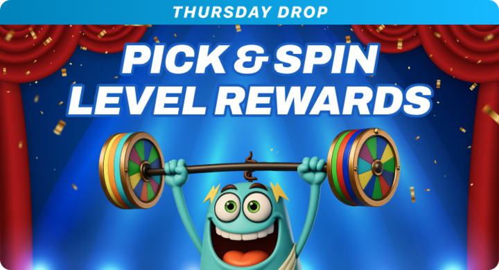 BoomFantasy's tweet image. Today at Boom Fantasy📽️
PICK & SPIN LEVEL REWARDS
First, we were the only DFS app giving you Level-Up boosts and risk-free rewards.
Now, level up your Pick & Spin game.
PERMANENTLY increase your minimum and maximum payout up to 1000x by levelling up at Boom Fantasy💪