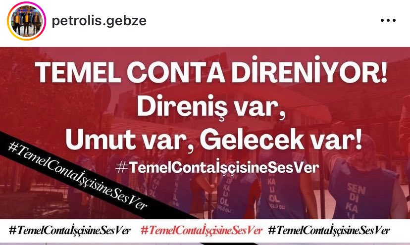 #TemelContaİşçisineSesVer
