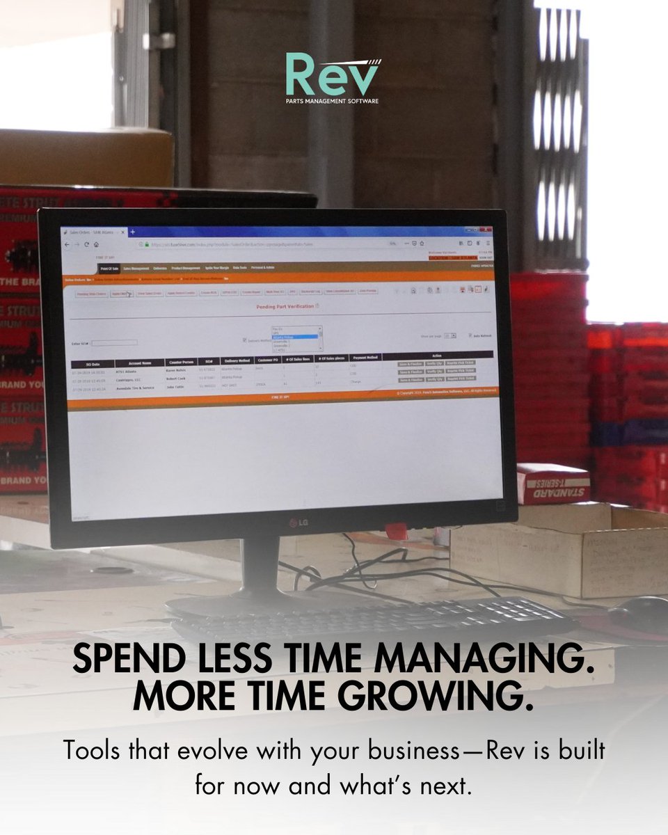 RevParts's tweet photo. Rev is built for now and for what's next.

We develop tools that keep getting better, so you can spend less time managing, and more time growing.

#QualitySoftware #RevPartsManagement #FutureReadyTools https://t.co/aSaNlUM6uZ