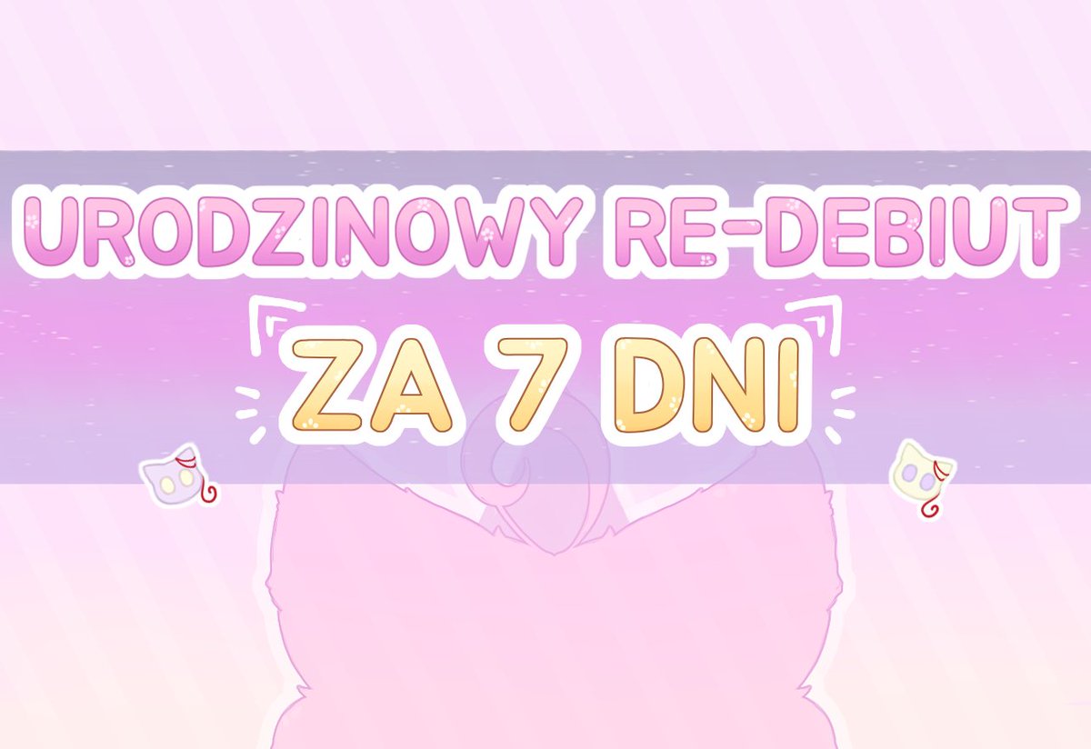 fubeerry's tweet image. DEBIUT ZA TYDZIEŃ!!
Robimy powolne odliczanie &gt;///&lt;
Mam nadzieję że jesteście gotowi (bo ja niezbyt) ✨
#Vtuber #vtuberpl