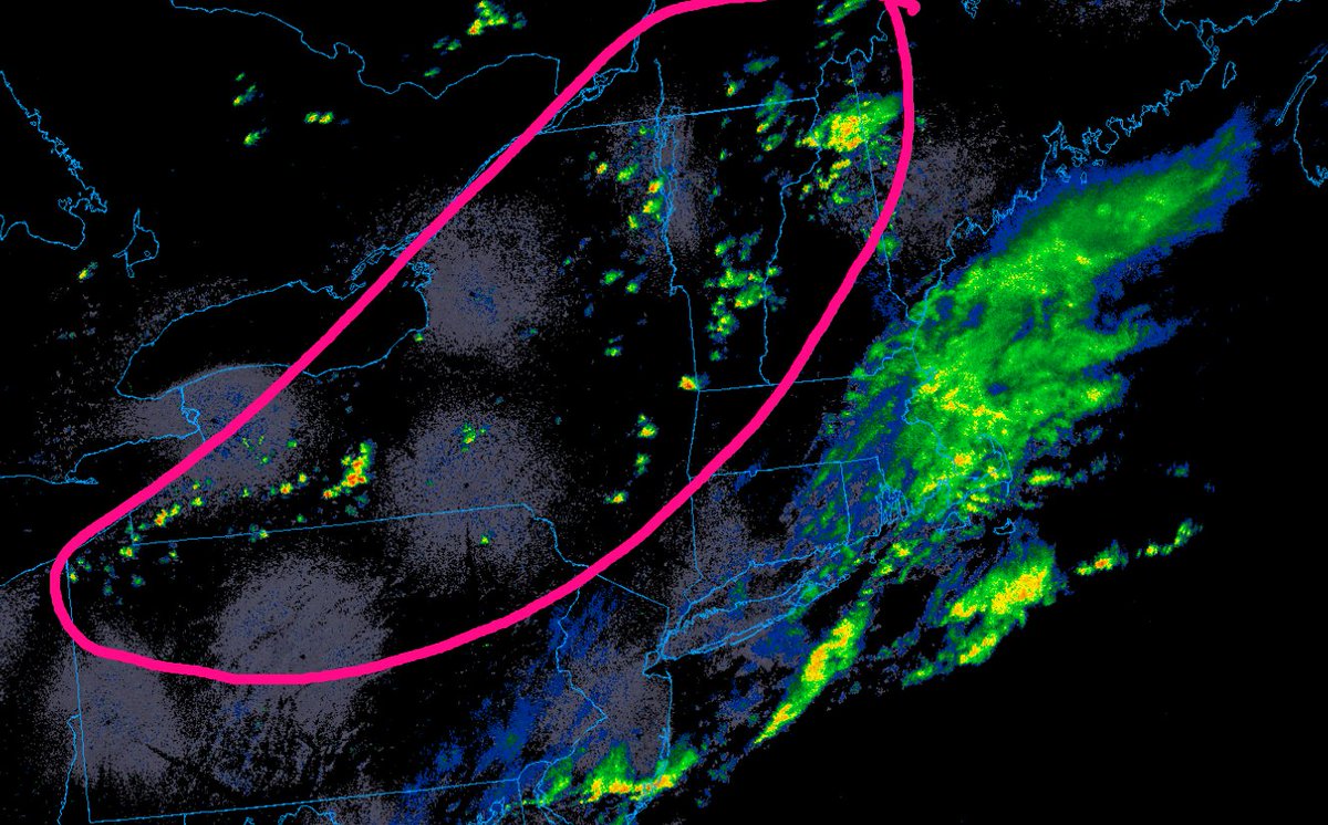 Scattered showers and thunderstorms are expected through the afternoon and evening. A few strong to severe storms are possible, mainly across northern and western areas. Storms should remain west of the coast and SNE, where an easterly flow will help stabilize the atmosphere.