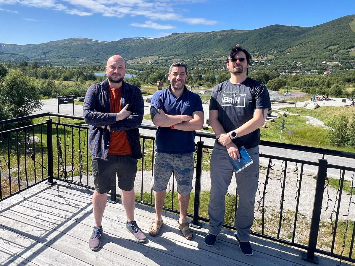 inach_gob's tweet image. 🇦🇶🇨🇱 El grupo de Monitoreo y Gestión de Ecosistemas #CCRVMA se encuentra trabajando en #Noruega 🇳🇴Los investigadores del INACH Lucas Krüger y Francisco Santa Cruz junto al Dr. César Cárdenas, presidente del Comité Científico CCRVMA, @MilenioBASE