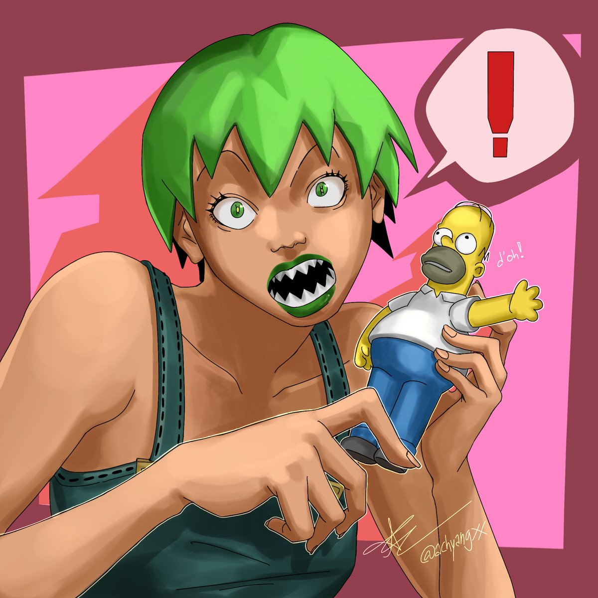 achyangxx's tweet image. foo fighters secret contraband #stoneocean #foofighters #jjbafanart