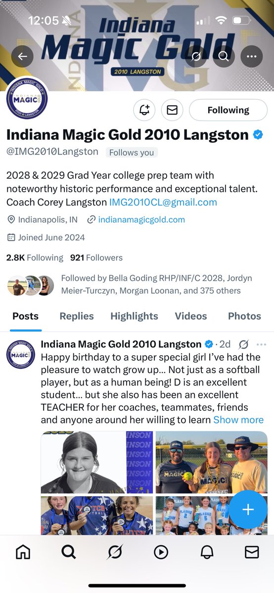Kinley “KJ” Johnson (@kj_johnson55) on Twitter photo If you want to keep up to date with our team and our upcoming schedule just click that follow button to stay up to date with our journey! <a href="/IMG2010Langston/">Indiana Magic Gold 2010 Langston</a> If you want to keep up to date with our team and our upcoming schedule just click that follow button to stay up to date with our journey! <a href="/IMG2010Langston/">Indiana Magic Gold 2010 Langston</a>