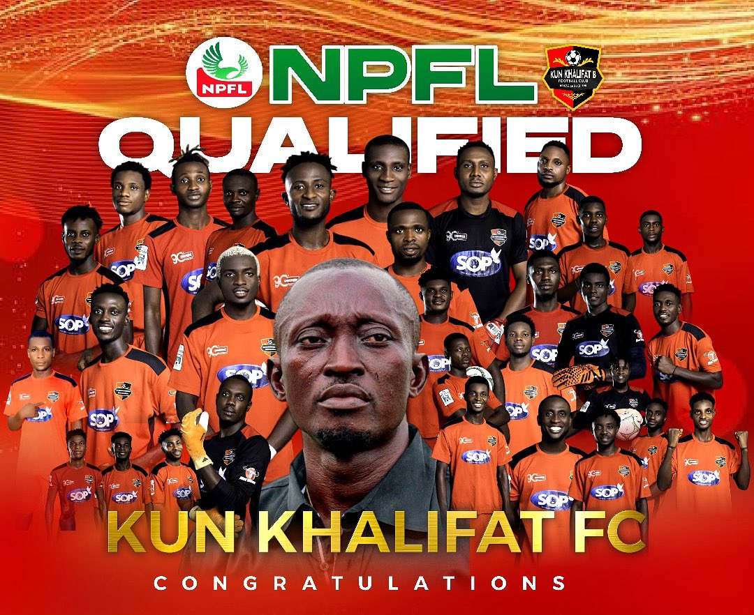 khalifatfc's tweet image. We came we saw and we conquered
We got promoted from NLO to NNL to NPFL. Back to back to back promotion. What a story!