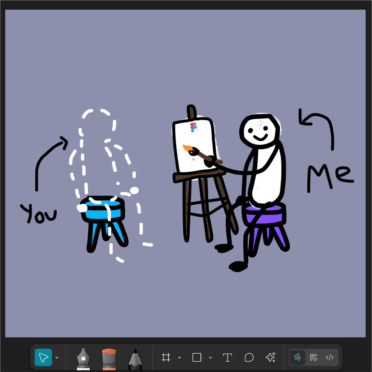 figma's tweet image. We have @nba_paint here to illustrate a few new profile pics in Figma Draw
Reply “Draw” if you want in