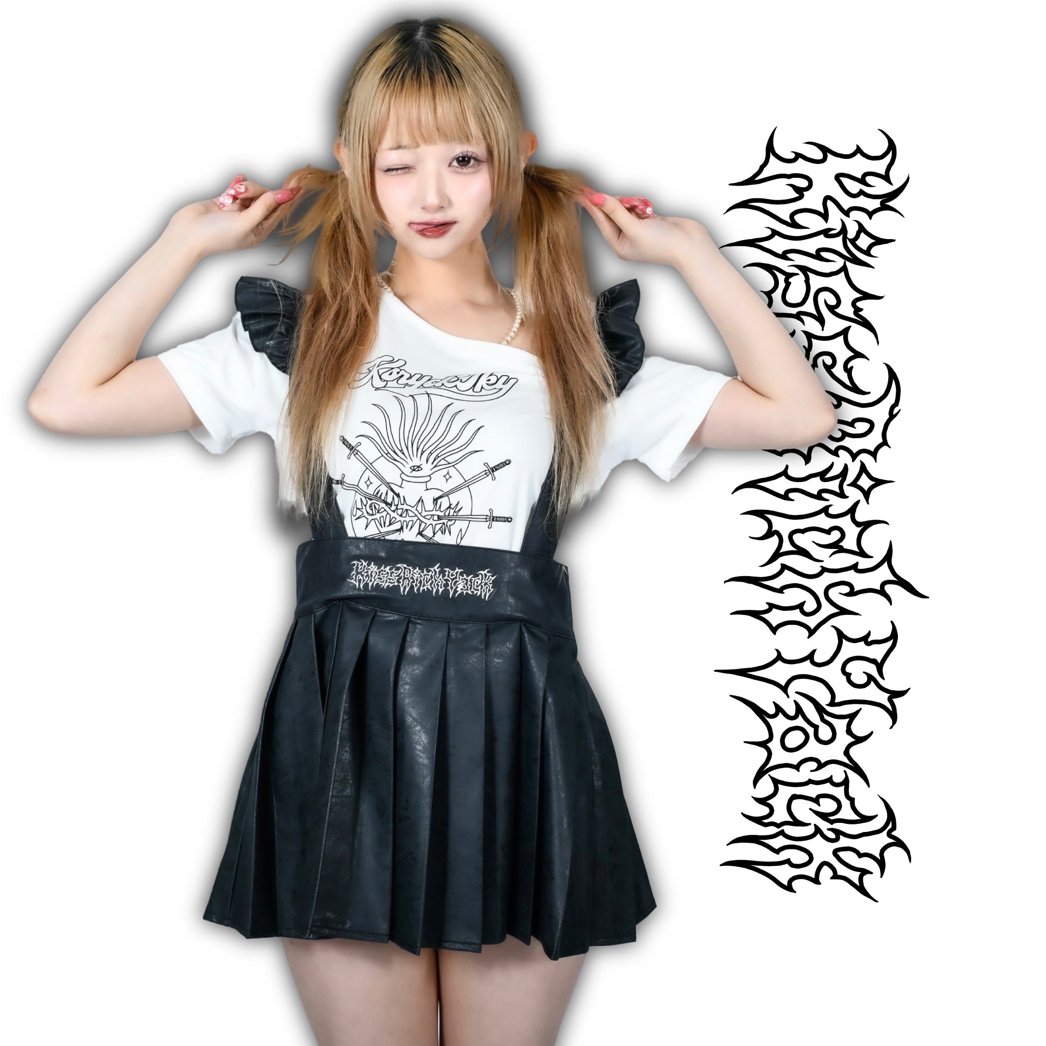 KRYCLOTHING ブラックフリルスカート KRYCLOTHING ブラックフリルスカート KRYclothing on X: