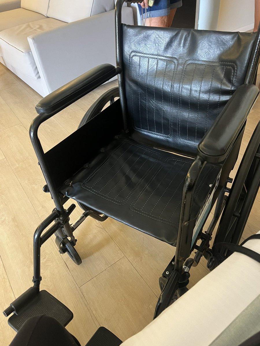 When airlines lose your luggage, you receive a voucher up to a couple thousand dollars to replace your items and go on a shopping spree. When airlines break your essential mobility device, they leave you with something not nearly as nice as what you came with, and stranded.