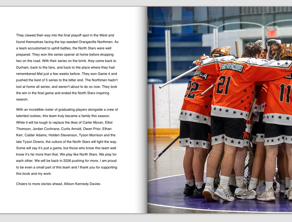 allieKphoto's tweet photo. The @northstarsjrb North Star and @alliekphoto are excited to announce the 2025 Owen Sound North Stars Junior B Photo Annual is now available for pre-orders for $50. You can place your order by direct messaging @alliekphoto or emailing allison@allisonkennedy.com https://t.co/kwfG7RP6Q3