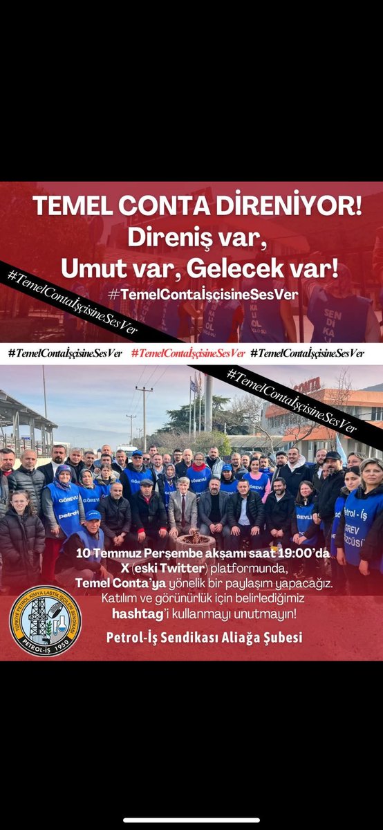 #TemelContaİşçisineSesVer