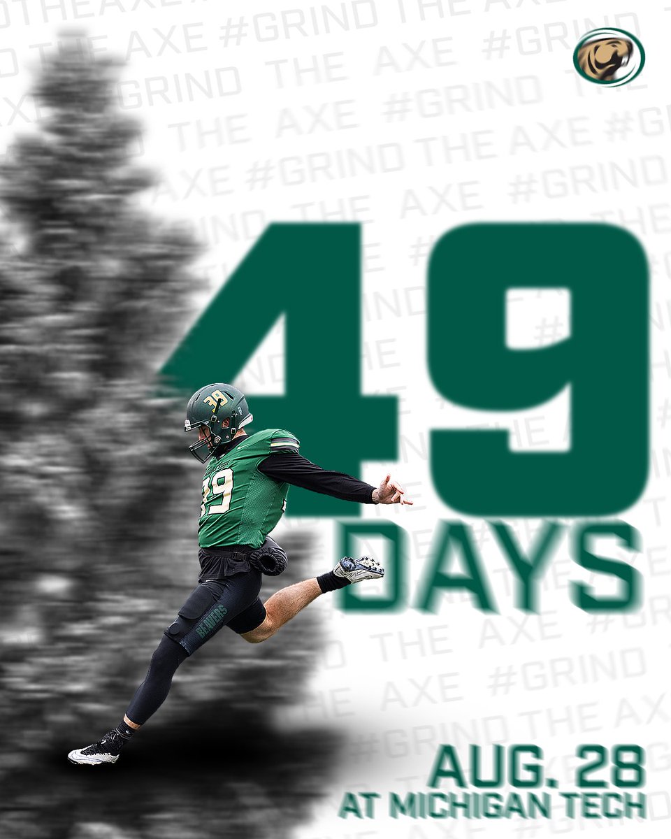 🗣️ WE'RE LESS THAN 50 DAYS AWAY FROM GAMEDAYYYYYYY!!!!

(sorry for yelling, couldn't contain our excitement)

#GrindTheAxe #BeaverTerritory