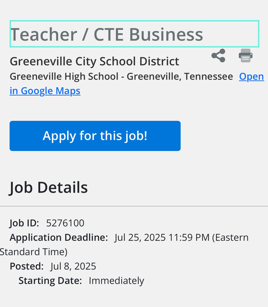 GreeneDevilsFB's tweet image. Greeneville High School has an opening in the business department. There is an opportunity to coach defensive line on our staff. If interested, reach out to Coach Spradlen @spradlene@gcschools.net. Go Devils!