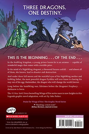 WingsOfFireNews's tweet image. #WingsOfFireNews!
The Darkstalker Graphic Novel will have 2 DIFFERENT Back covers Depending on what version you buy!
The one of the Left is the Hardcover Version and the one on the Right is the Paperback Version
#WingsOfFire