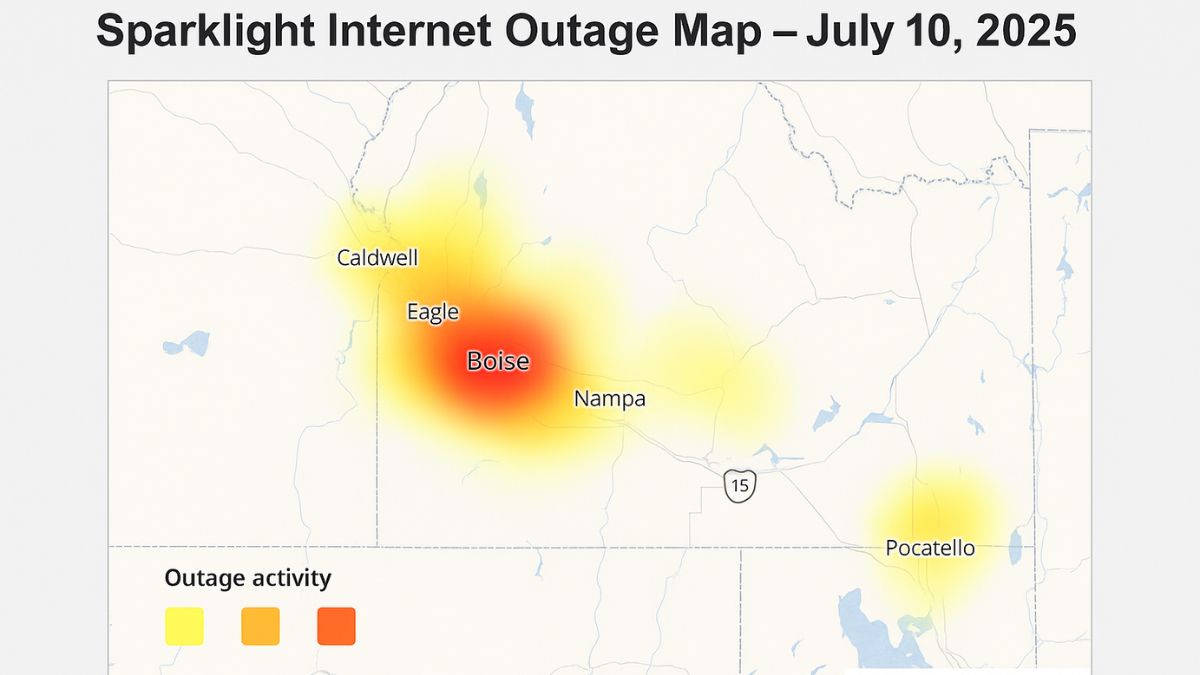 zizzpost's tweet image. Sparklight confirms widespread internet outage across Boise, Nampa &amp;amp; Eagle due to HVAC issue at its Nampa site. Crews are working to restore service. #sparklightdown #outage  #Boise #InternetDown

zizzpost.com/sparklight-int…