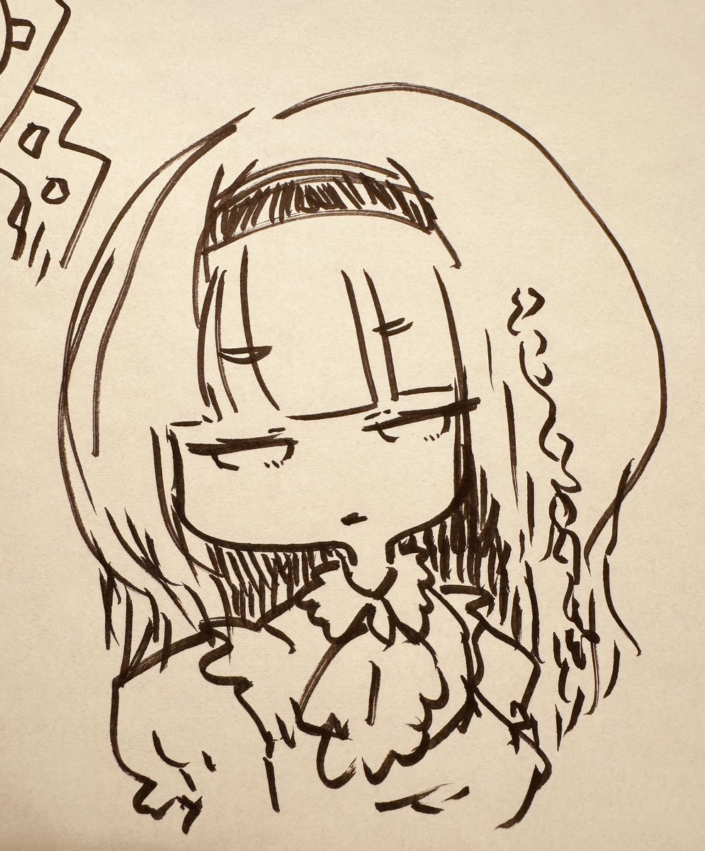 Shiroyon_A's tweet image. 何かお嬢さん