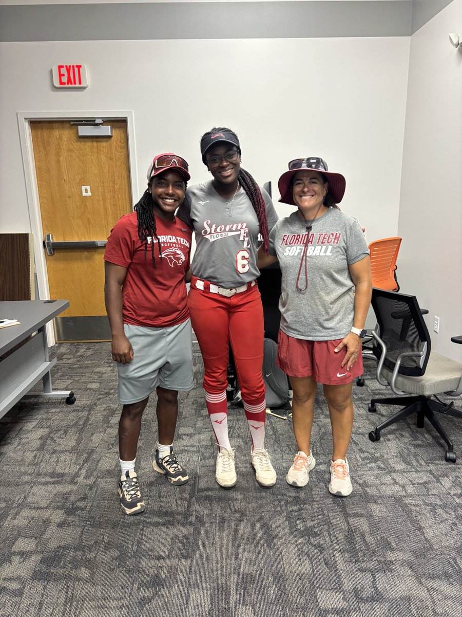 Kennedy Jackson (@kennedyj_2028) on Twitter photo Thank you <a href="/FloridaTechSB/">Florida Tech Softball</a> and coaches for an amazing 2-day camp! I learned a lot more tips to improve my skills, I hope to see y’all again soon! GO PANTHERS
<a href="/Valesilves19/">Valeria Silvestrini</a> Thank you <a href="/FloridaTechSB/">Florida Tech Softball</a> and coaches for an amazing 2-day camp! I learned a lot more tips to improve my skills, I hope to see y’all again soon! GO PANTHERS
<a href="/Valesilves19/">Valeria Silvestrini</a>
